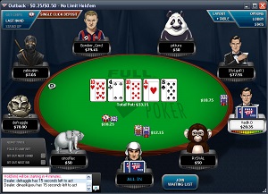 Full Tilt Poker Table