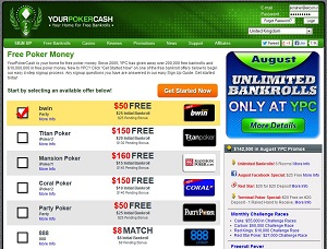 YourPokerCash Bankrolls Review